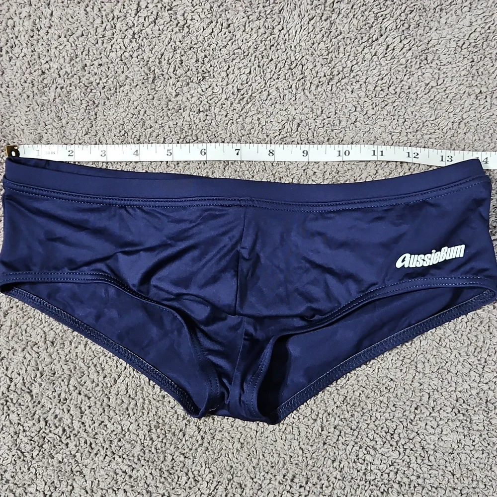 AussieBum Navy Swim Briefs - Picture 6 of 9